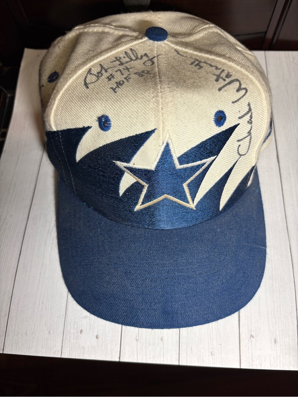 Dallas Cowboys Autographed Baseball Cap